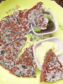 Semolina crispy triangles Recipe